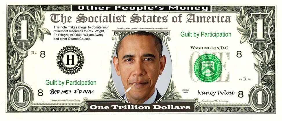 obama trillion dollar bill politically correct economics