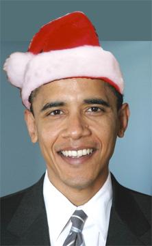 obama politically correct santa claus